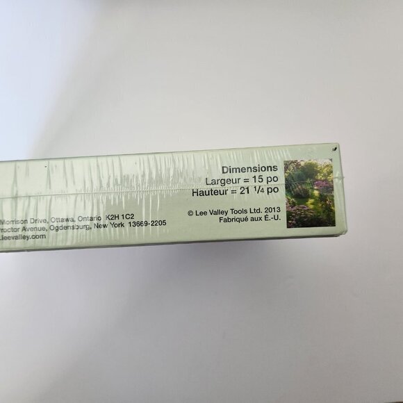 Lee Valley Puzzle Country Garden 513 Piece 15" x 21 1/4" Made in USA 2013 - Picture 7 of 8